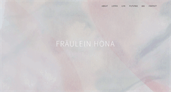Desktop Screenshot of fraeuleinhona.com